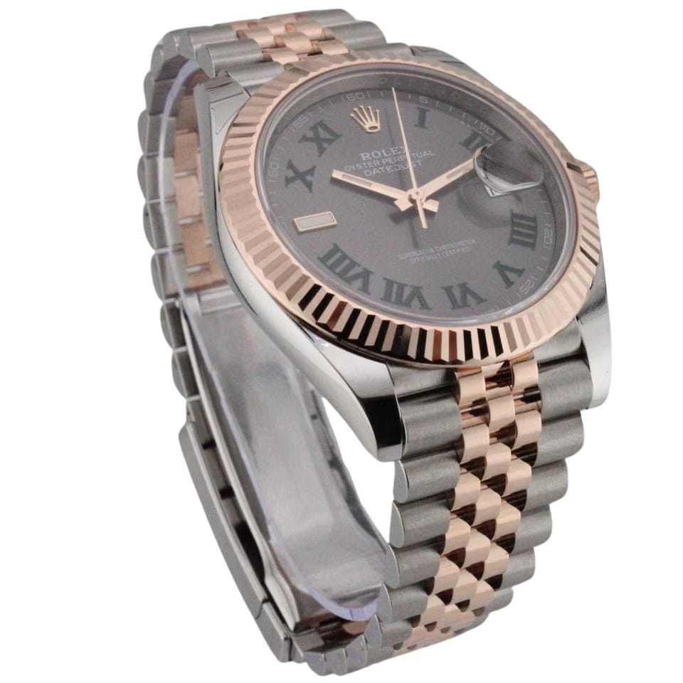 Rolex | Datejust | 126331-0016 | Gold/Steel | 41 mm | Brown | Automatic