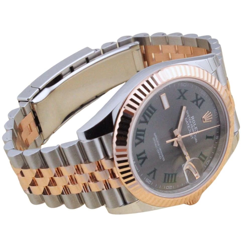 Rolex | Datejust | 126331-0016 | Gold/Steel | 41 mm | Brown | Automatic