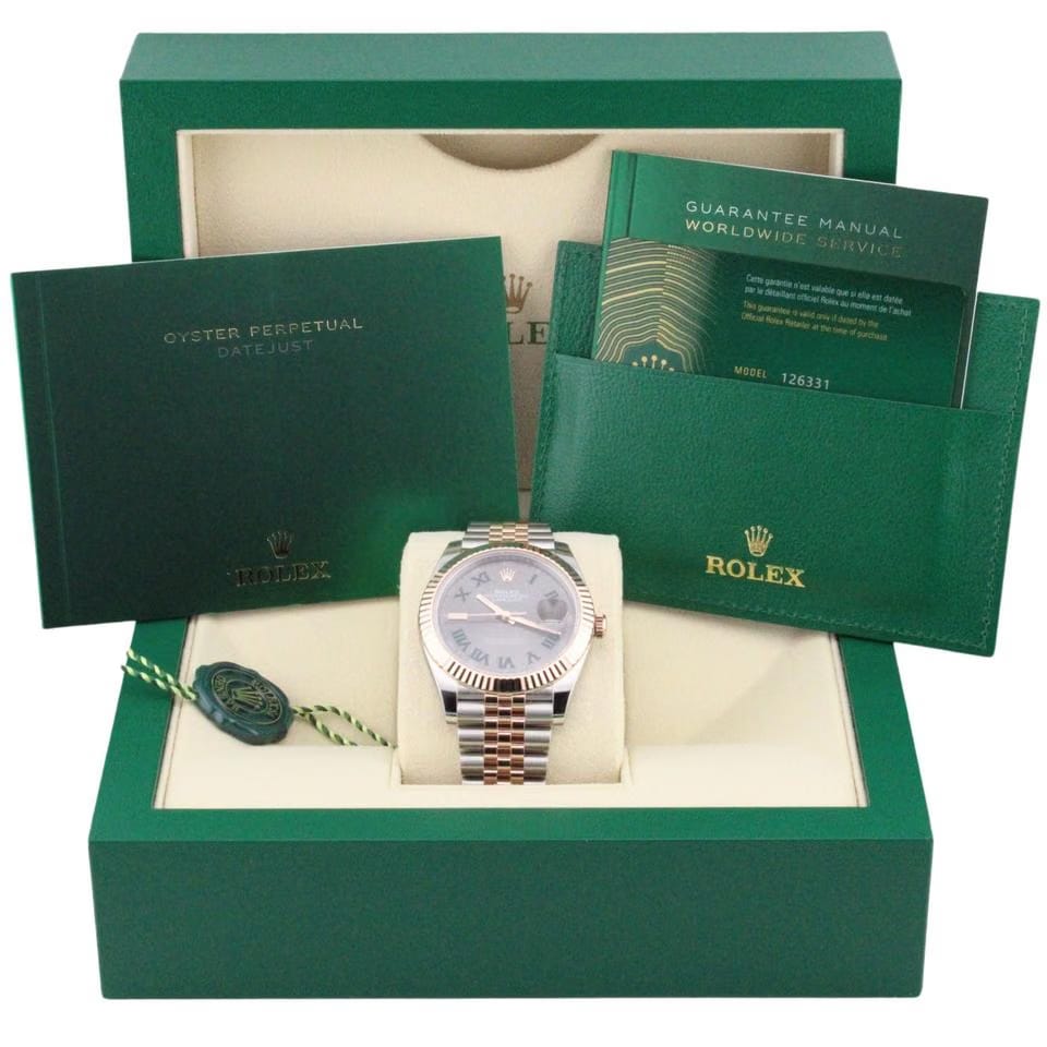 Rolex | Datejust | 126331-0016 | Gold/Steel | 41 mm | Brown | Automatic