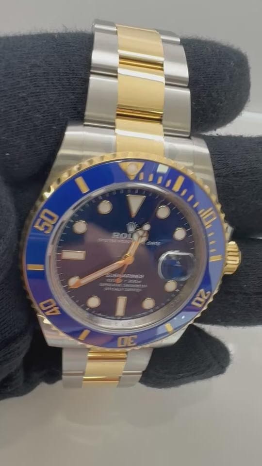 Rolex Submariner Date126613 LB " Bluesy" blue dial Two tone watch full set