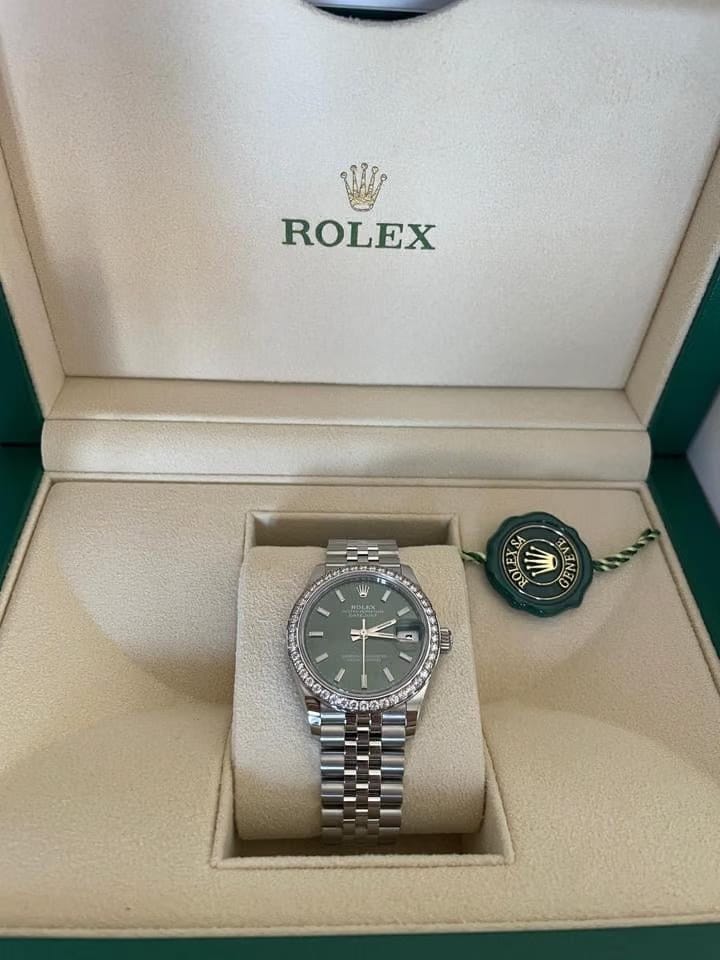 Rolex | Datejust | 278384RBR | Gold/Steel | 31 x 37 mm | Steel | Green | Automatic