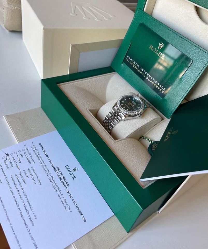 Rolex | Datejust | 278384RBR | Gold/Steel | 31 x 37 mm | Steel | Green | Automatic