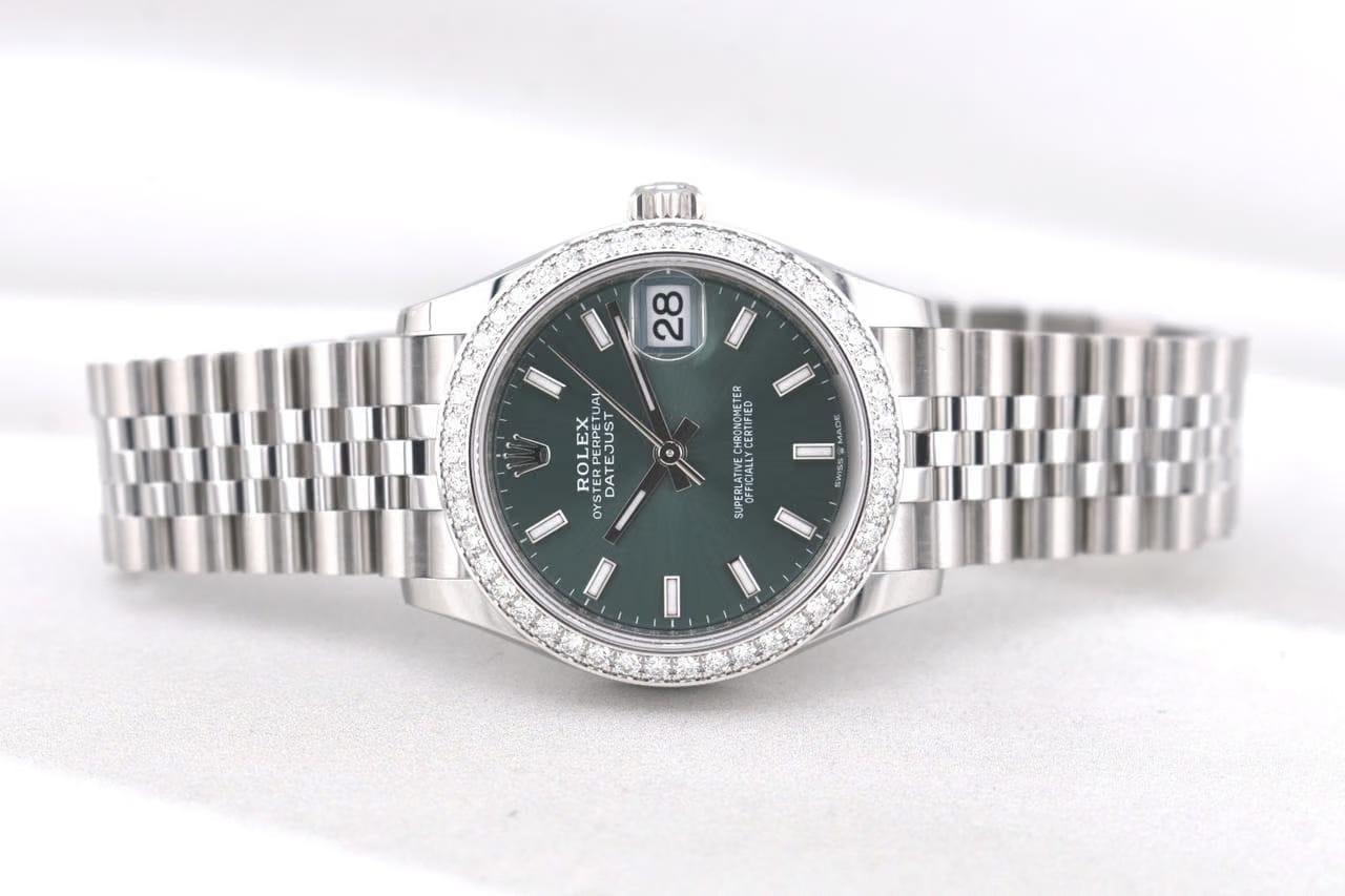 Rolex | Datejust | 278384RBR | Steel | 31 x 37 mm | Steel | Green | Automatic