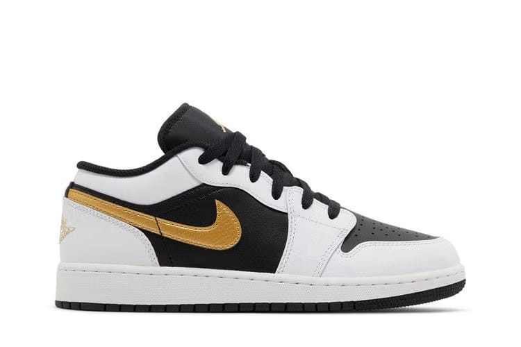 Air Jordan 1 Low GS Gold Swoosh
