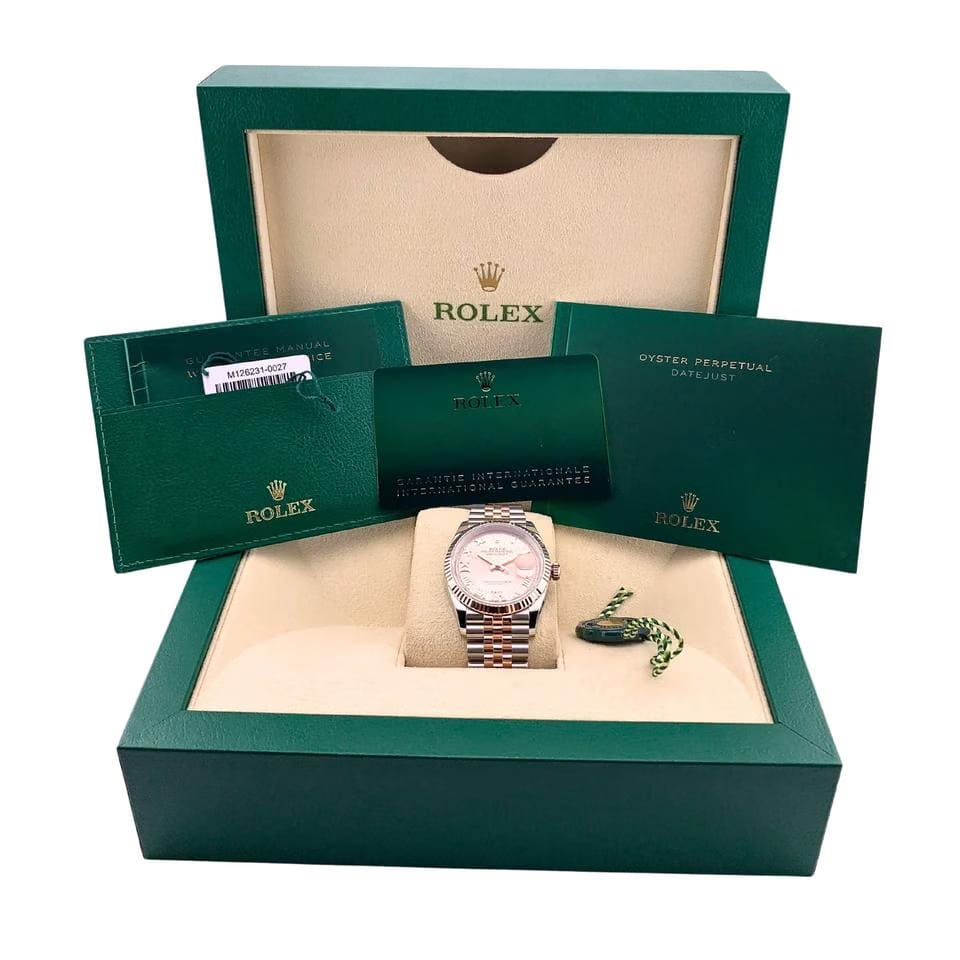 Rolex | Datejust | 126231-0027 | Gold/Steel | 36 mm | Pink | Automatic