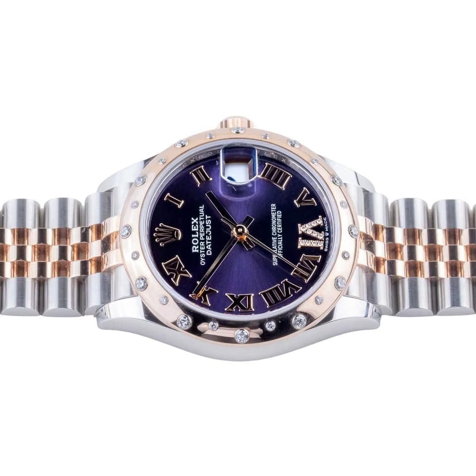Rolex | Datejust | 278341RBR | Gold/Steel | 31 mm | Gold/Steel | Purple | Automatic