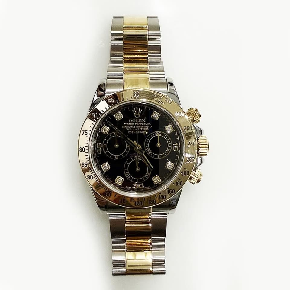 Rolex | Daytona | 116523 | Gold/Steel | 40 mm | Gold/Steel | Black | Automatic