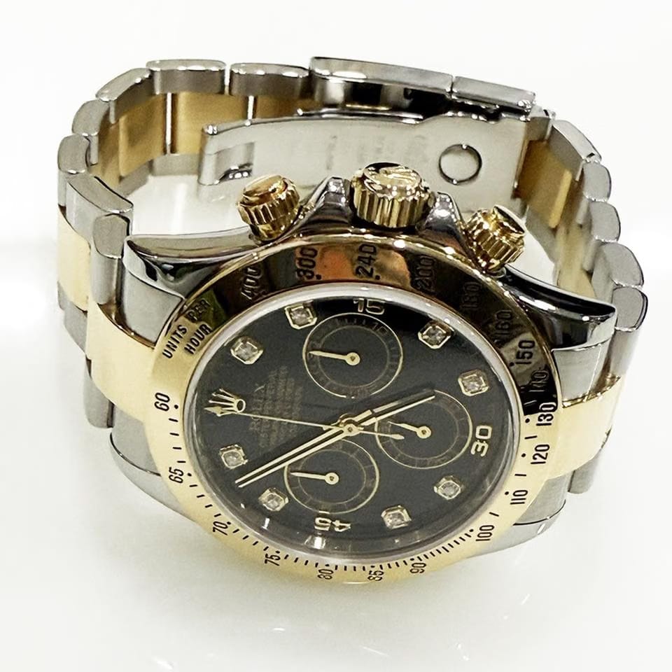 Rolex | Daytona | 116523 | Gold/Steel | 40 mm | Gold/Steel | Black | Automatic