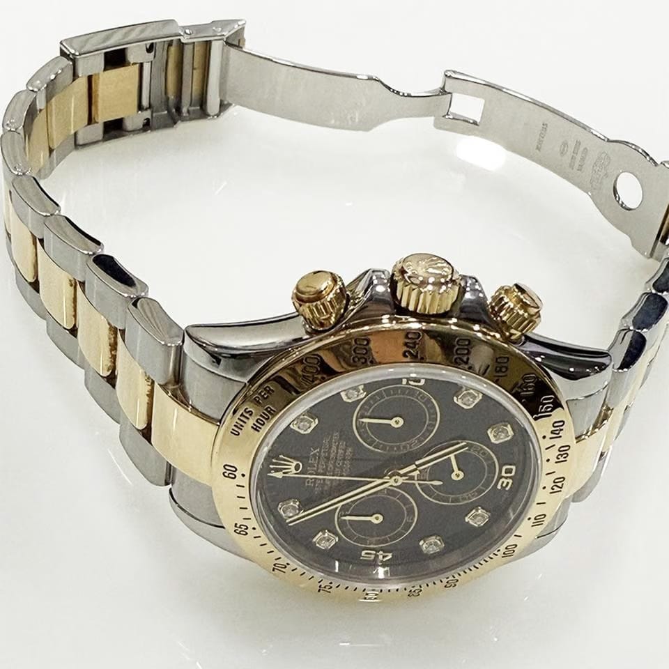 Rolex | Daytona | 116523 | Gold/Steel | 40 mm | Gold/Steel | Black | Automatic