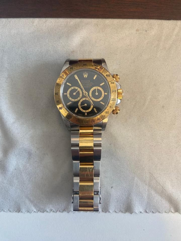 Rolex | Daytona | 16523 | Gold/Steel | 40 mm | Gold/Steel | Black | Automatic