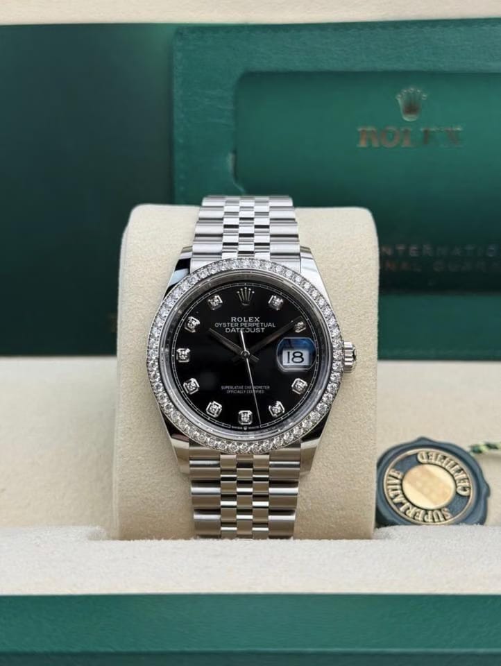 Rolex | Datejust | 126284RBR | Gold/Steel | 36 mm | Steel | Black | Automatic
