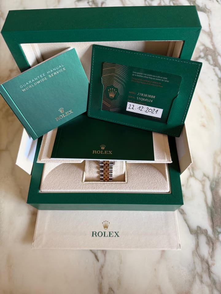 Rolex | Datejust | 278383RBR | Steel | 31 mm | Gold/Steel | Silver | Automatic