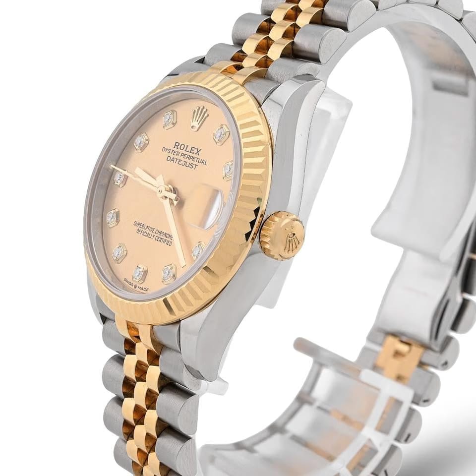 Rolex | Datejust | 278273 | Yellow gold | 31 x 37 mm | Gold/Steel | Champagne | Automatic