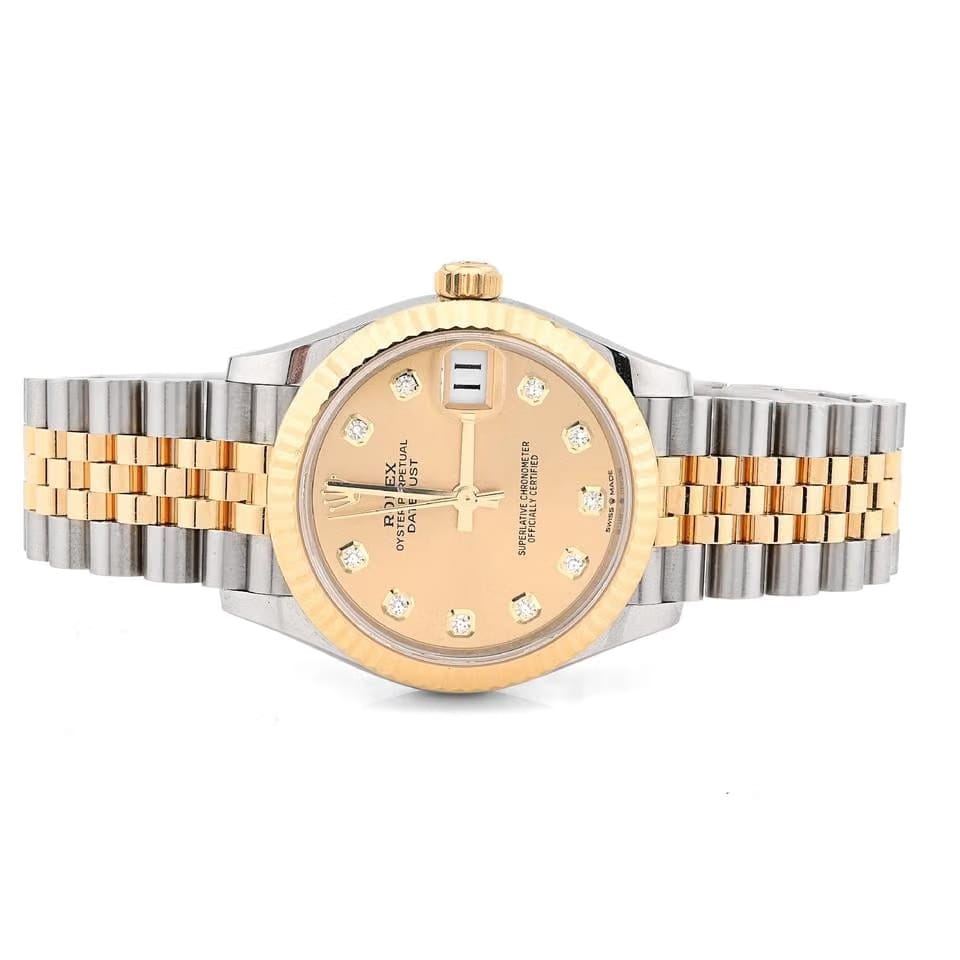 Rolex | Datejust | 278273 | Yellow gold | 31 x 37 mm | Gold/Steel | Champagne | Automatic