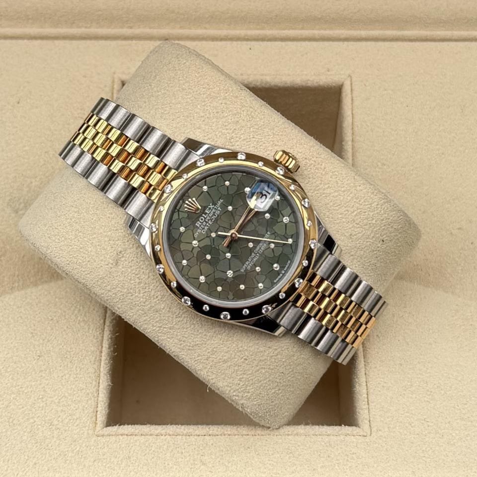 Rolex | Datejust | 278343RBR | Gold/Steel | 31 mm | Gold/Steel | Green | Automatic