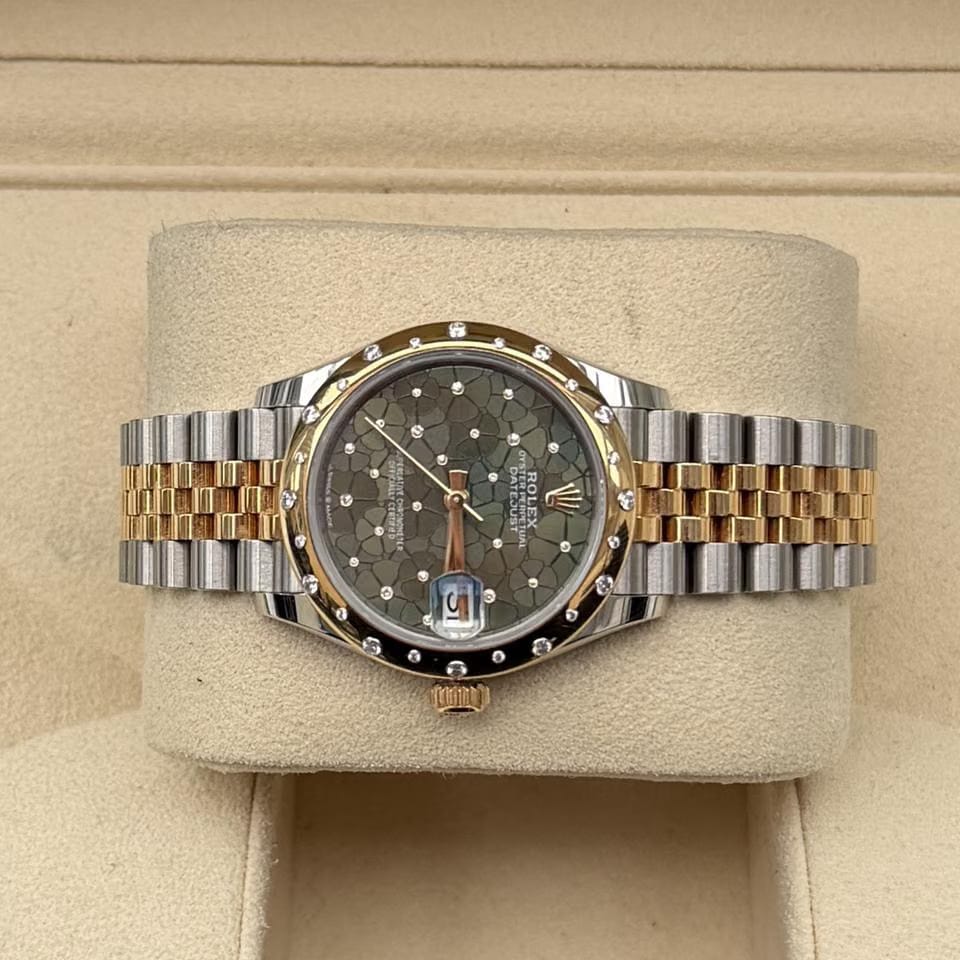 Rolex | Datejust | 278343RBR | Gold/Steel | 31 mm | Gold/Steel | Green | Automatic