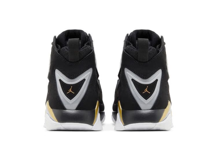 Jordan True Flight Black Metallic Gold