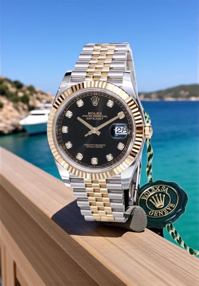 Rolex | Datejust | 126333 | Gold/Steel | 41,5 mm | Gold/Steel | Black | Automatic