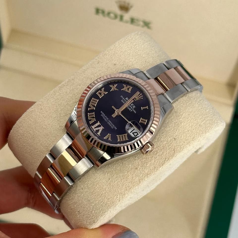Rolex | Datejust | 278271 PURPLE VI ROMAN OYS | Gold/Steel | 31 x 37 mm | Gold/Steel | Purple | Automatic