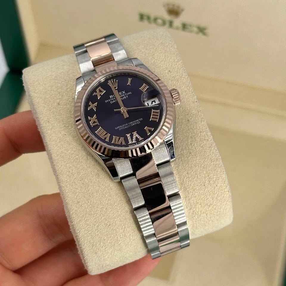Rolex | Datejust | 278271 PURPLE VI ROMAN OYS | Gold/Steel | 31 x 37 mm | Gold/Steel | Purple | Automatic