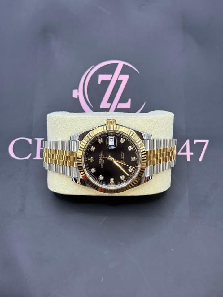 Rolex | Datejust | 1263333 | Gold/Steel | 41 mm | Gold/Steel | Black | Automatic