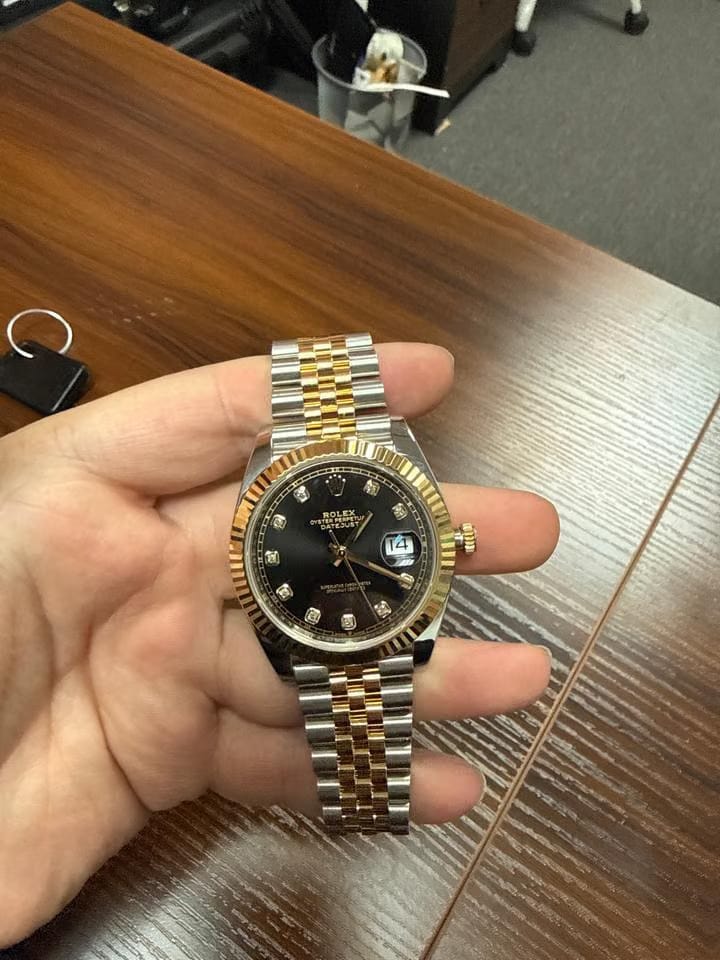 Rolex | Datejust | 1263333 | Gold/Steel | 41 mm | Gold/Steel | Black | Automatic