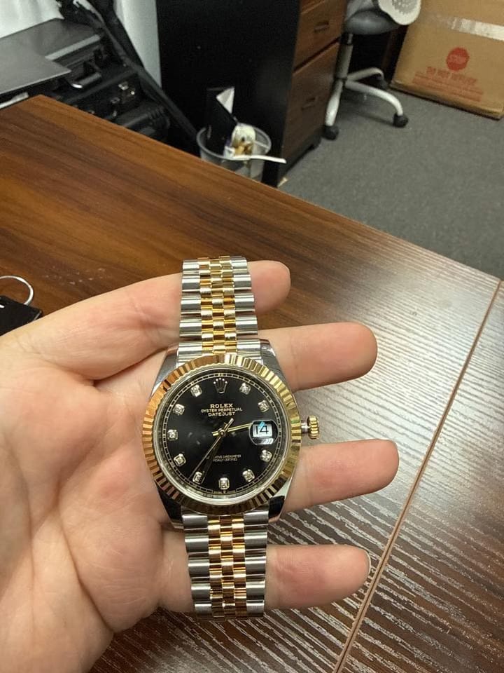 Rolex | Datejust | 1263333 | Gold/Steel | 41 mm | Gold/Steel | Black | Automatic