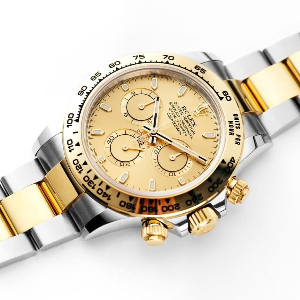 Rolex | Daytona | 116503 | Yellow gold | 40 mm | Gold/Steel | Champagne | Automatic