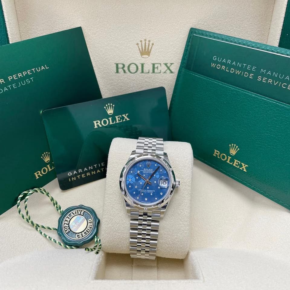 Rolex | Datejust | 278344RBR | Steel | 31 mm | Steel | Blue | Automatic
