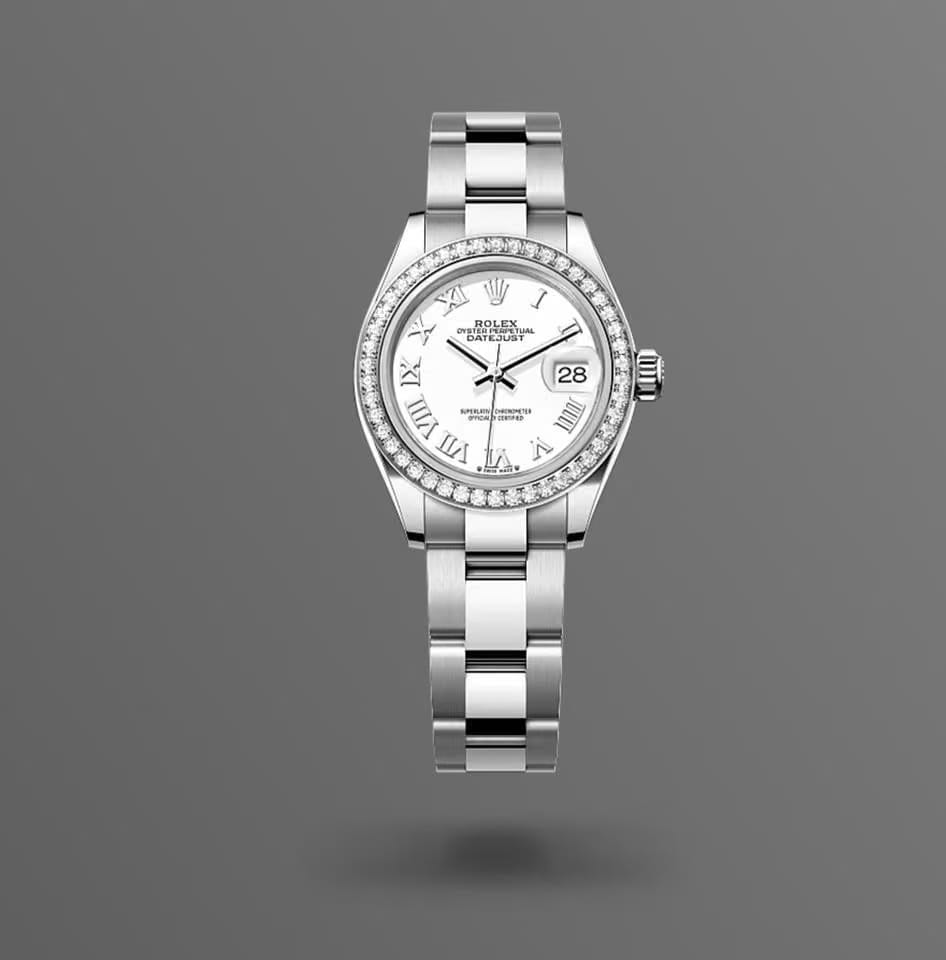Rolex | Datejust | 279384RBR | Steel | 28 mm | Steel | White | Automatic
