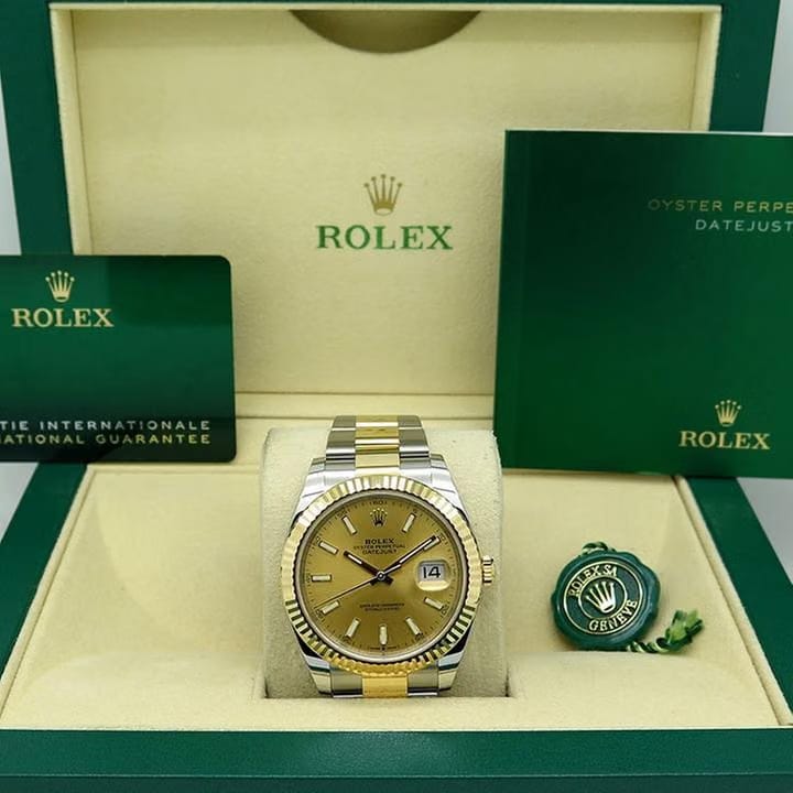 Rolex | Datejust | 126333-0010 | Steel | 41 mm | Gold/Steel | Champagne | Automatic
