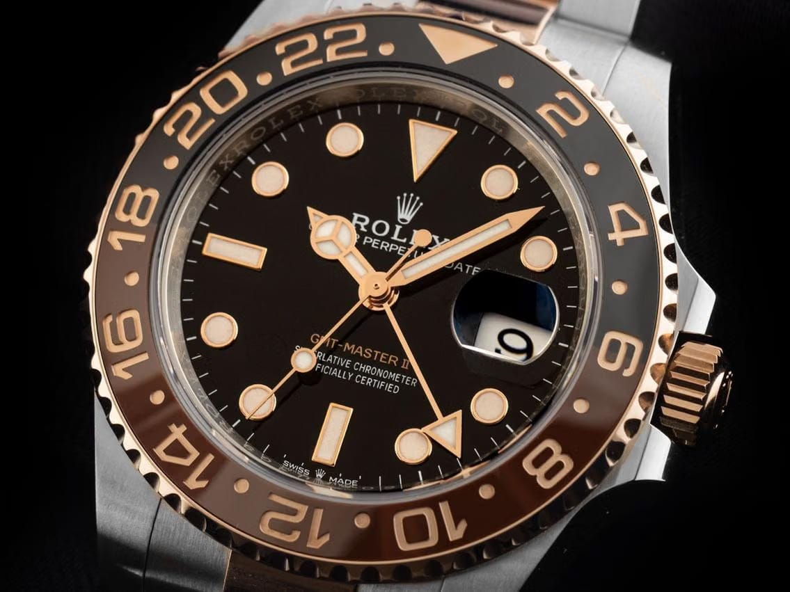 Rolex | GMT-Master II | 126711CHNR | Gold/Steel | 40 mm | Black