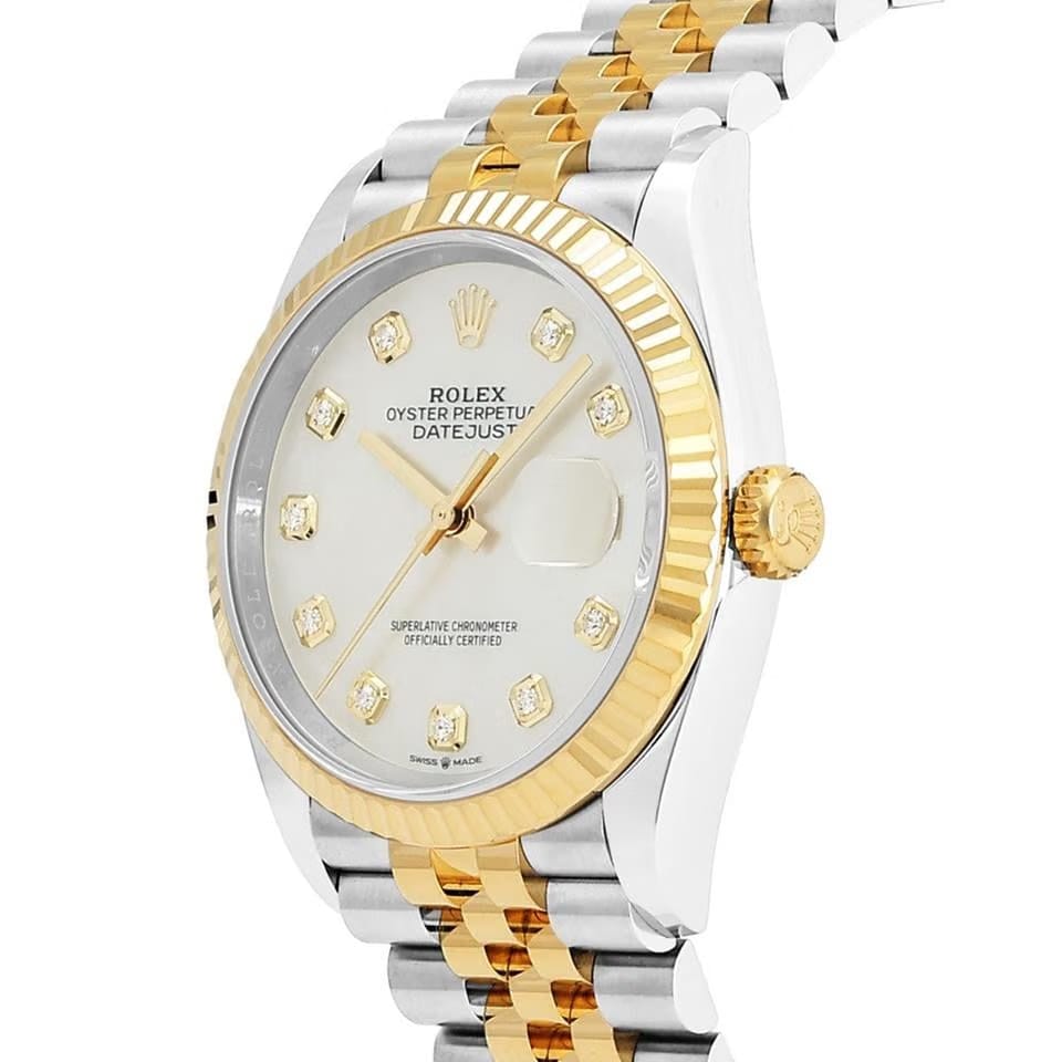 Rolex | Datejust | 126233ng | Gold/Steel | 36 Mm | Mother Of Pearl | Automatic