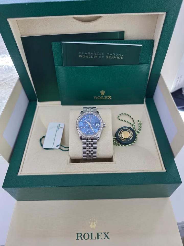 Rolex | Datejust | 278384RBR | Gold/Steel | 31 x 37 mm | Steel | Blue | Automatic