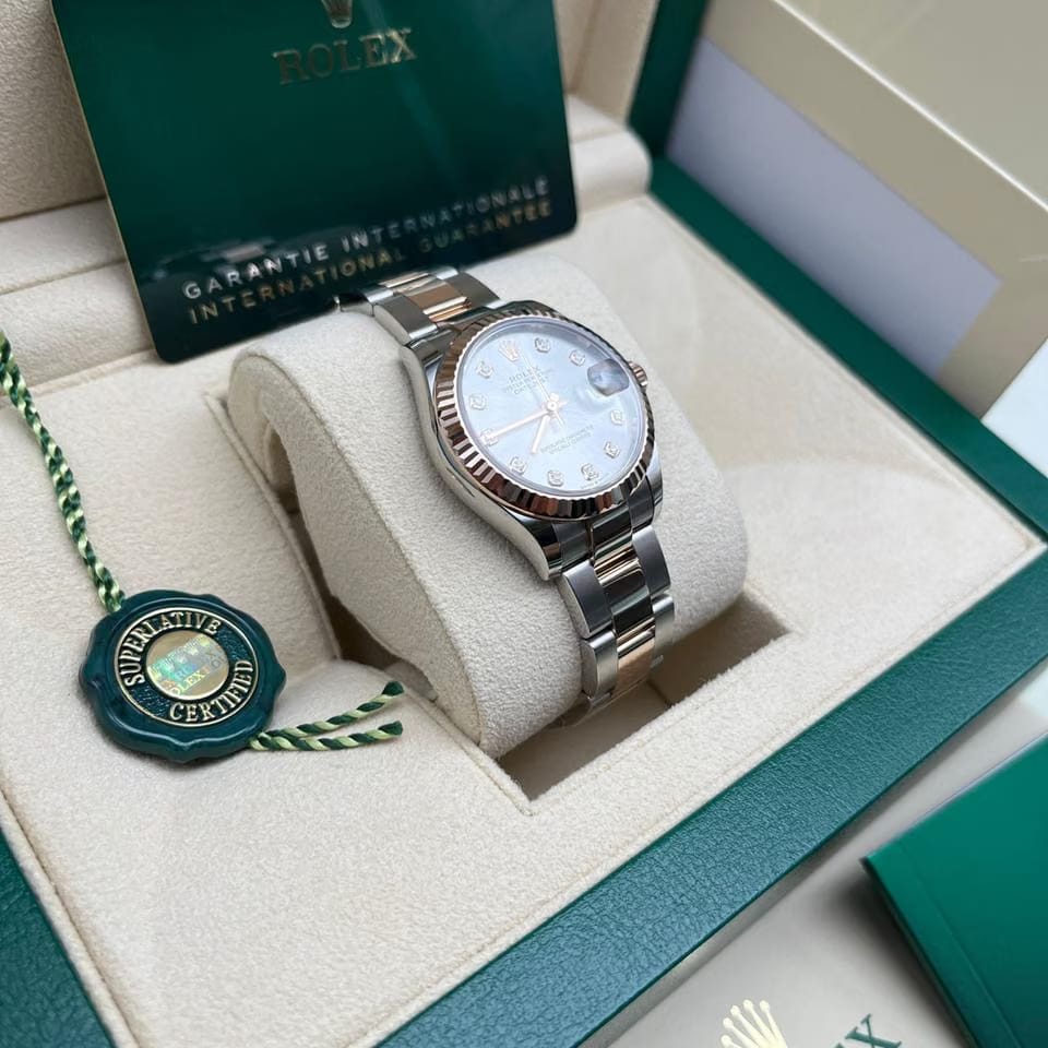 Rolex | Datejust | 278271 SILVER DIAMONDS OYS | Gold/Steel | 31 x 37 mm | Gold/Steel | Silver | Automatic