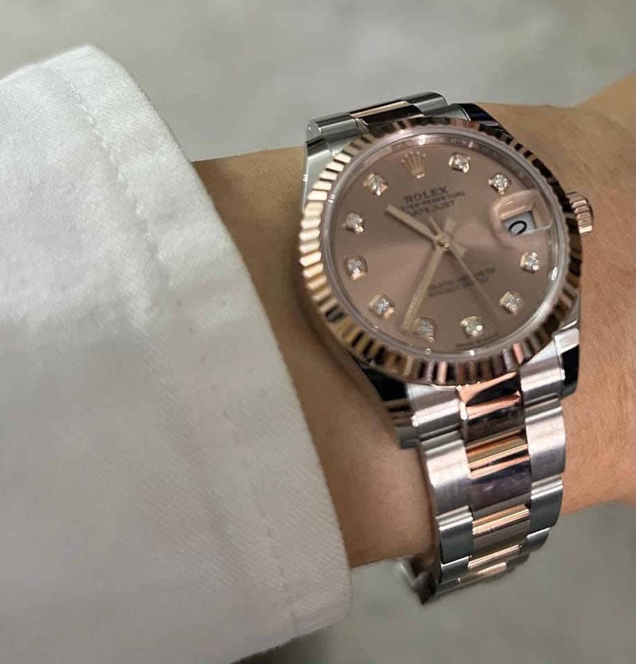 Rolex | Datejust | 278271 PINK DIAMONDS OYS | Gold/Steel | 31 x 37 mm | Gold/Steel | Pink | Automatic
