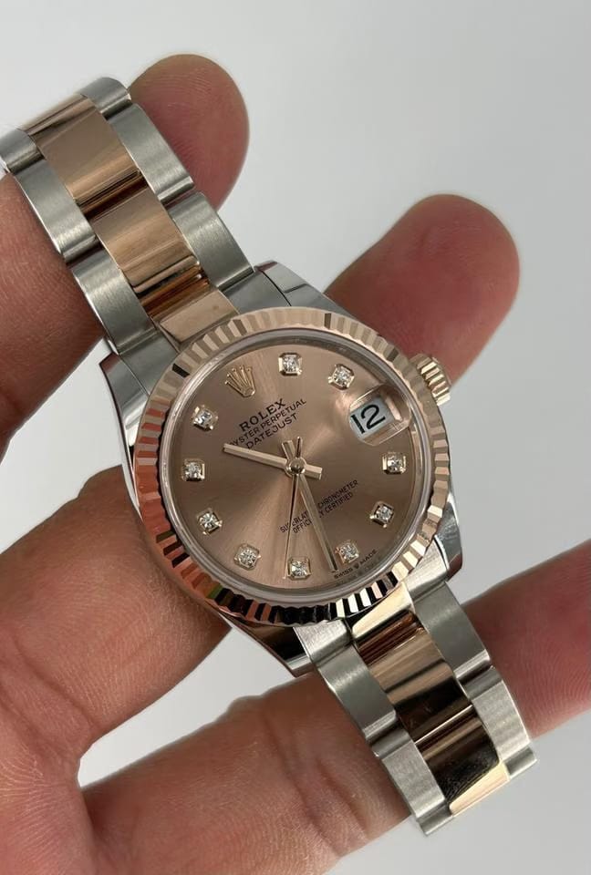 Rolex | Datejust | 278271 PINK DIAMONDS OYS | Gold/Steel | 31 x 37 mm | Gold/Steel | Pink | Automatic
