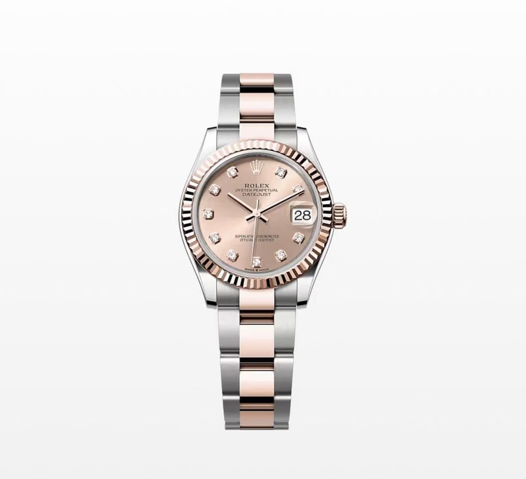 Rolex | Datejust | 278271 PINK DIAMONDS OYS | Gold/Steel | 31 x 37 mm | Gold/Steel | Pink | Automatic
