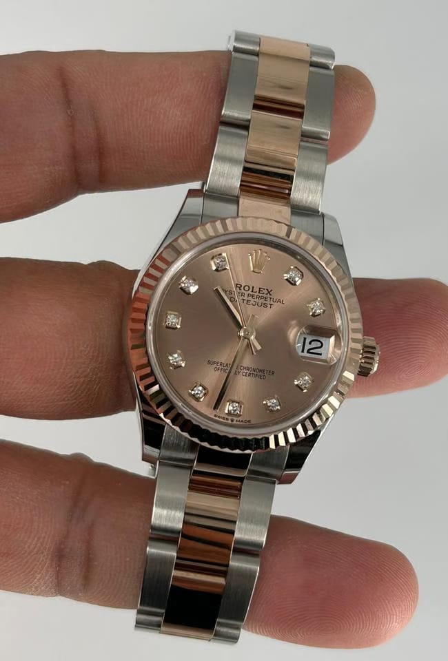 Rolex | Datejust | 278271 PINK DIAMONDS OYS | Gold/Steel | 31 x 37 mm | Gold/Steel | Pink | Automatic