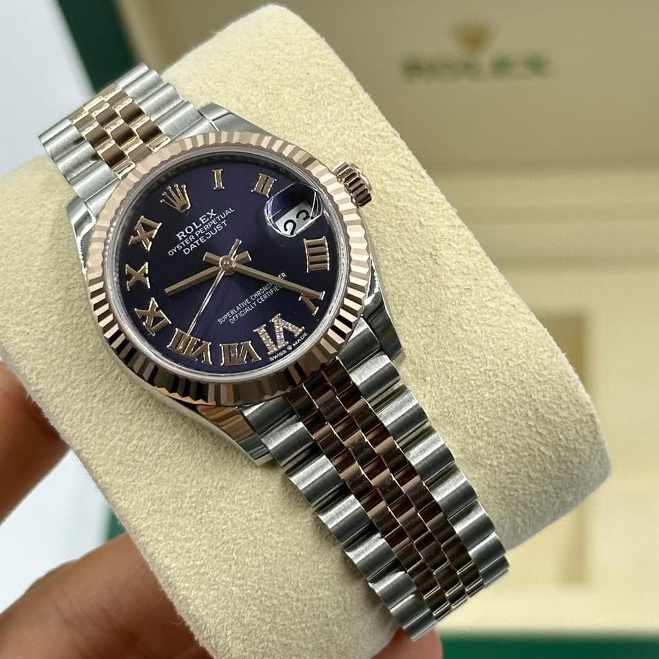 Rolex | Datejust | 278271 PURPLE VI ROMAN JUB | Gold/Steel | 31 x 37 mm | Gold/Steel | Purple | Automatic