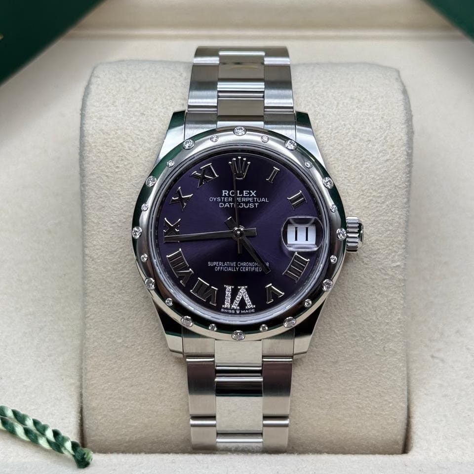 Rolex | Datejust | 278344RBR | Steel | 31 mm | Steel | Purple | Automatic