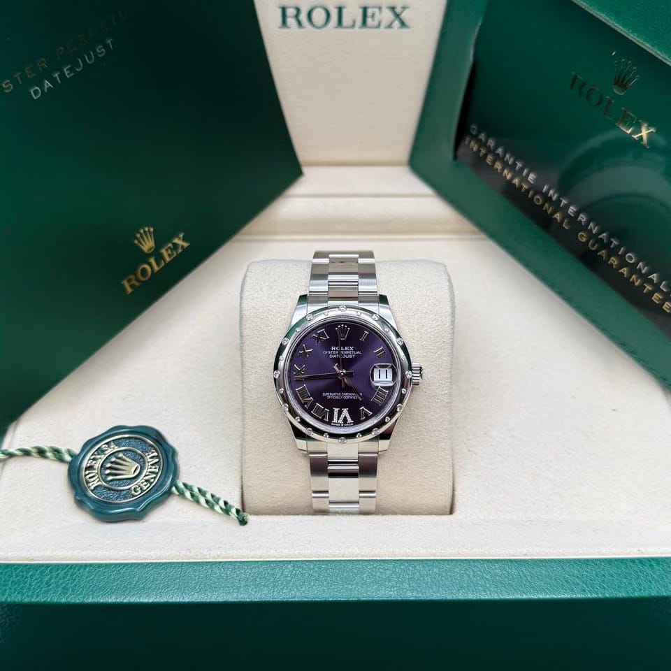 Rolex | Datejust | 278344RBR | Steel | 31 mm | Steel | Purple | Automatic