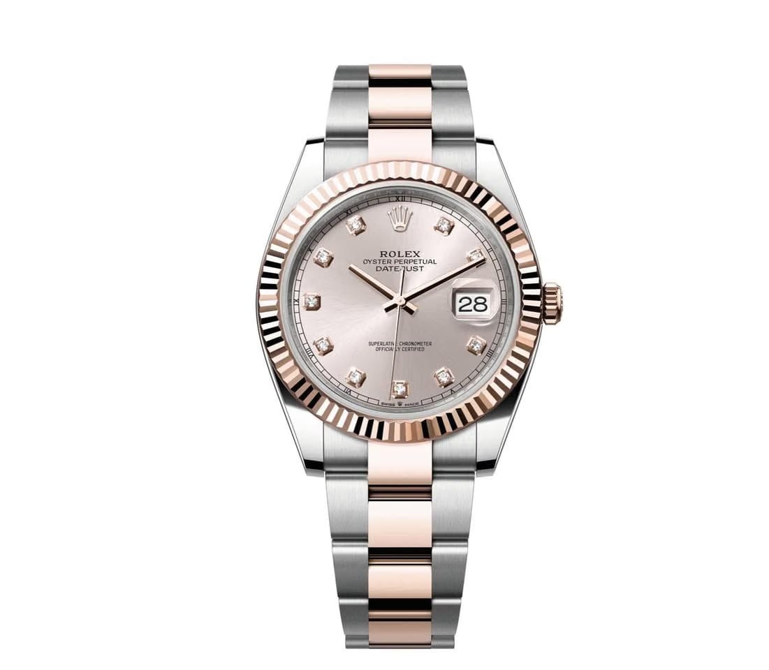 Rolex | Datejust | 126331 | Rose gold | 41 mm | Rose gold | Pink | Automatic