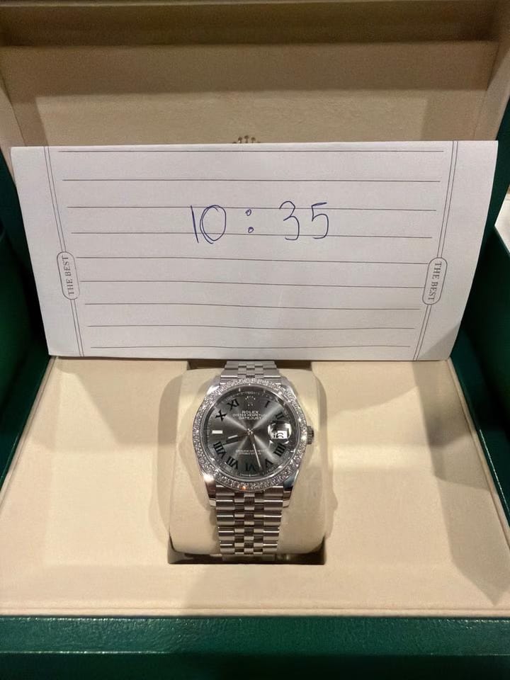 Rolex | Datejust | 126284RBR | Steel | 36 mm | Steel | Grey