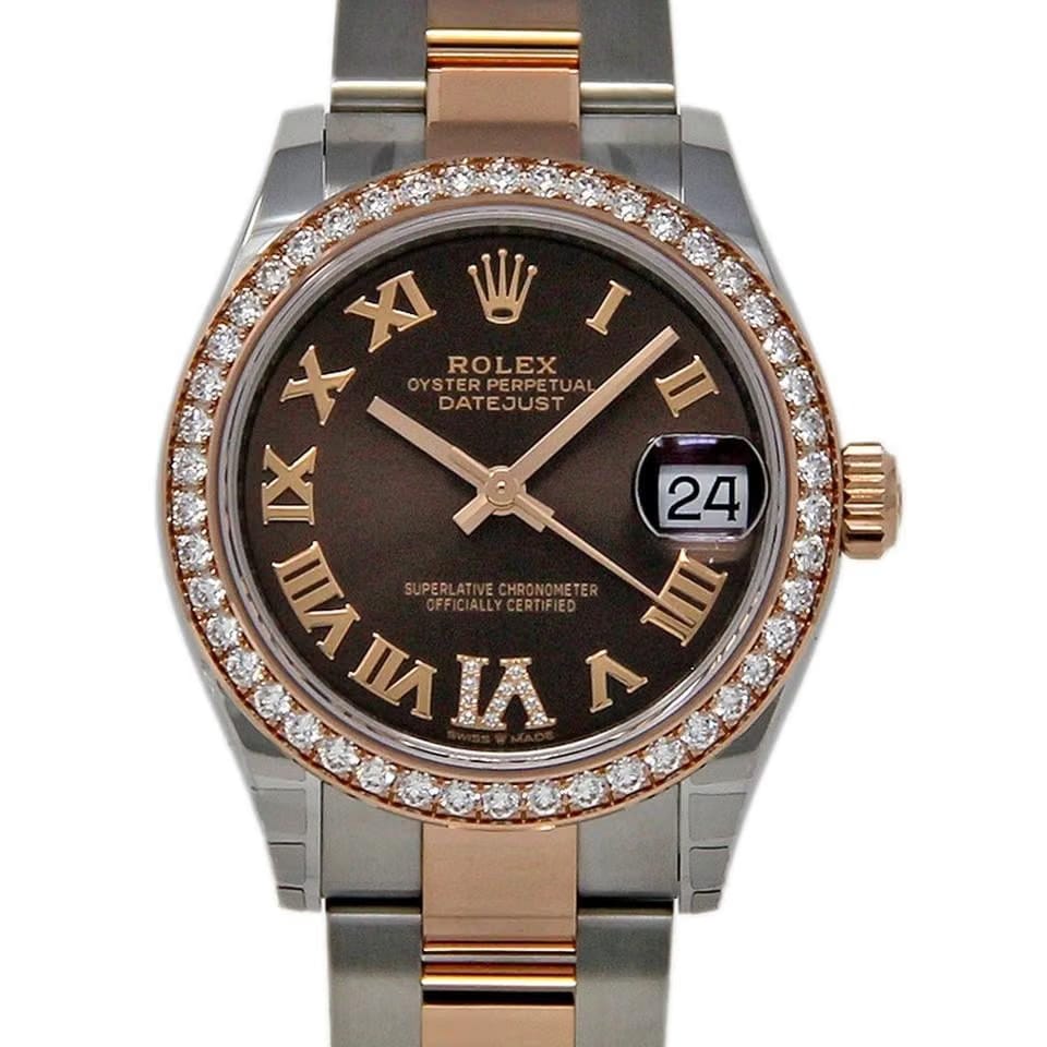 Rolex | Datejust | 278381 | Steel | 31 mm | Gold/Steel | Brown | Automatic