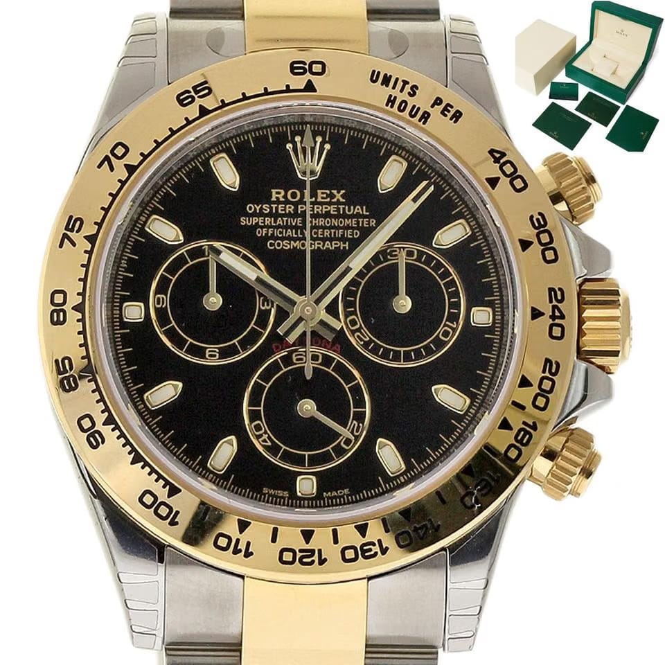 Rolex | Daytona | 116503 | Steel | 40 mm | Gold/Steel | Black | Automatic