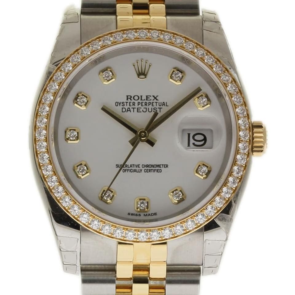 Rolex | Datejust | 116243 | Steel | 36 mm | Gold/Steel | White | Automatic