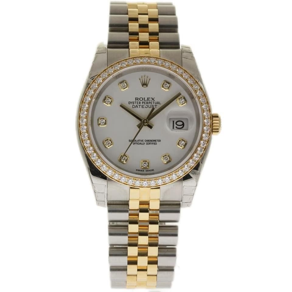 Rolex | Datejust | 116243 | Steel | 36 mm | Gold/Steel | White | Automatic