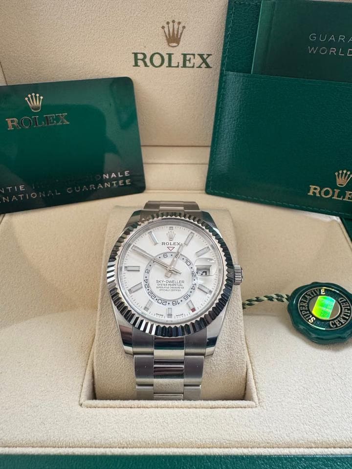 Rolex | Sky-Dweller | 326934 | Steel | 42 mm | Gold/Steel | White | Automatic