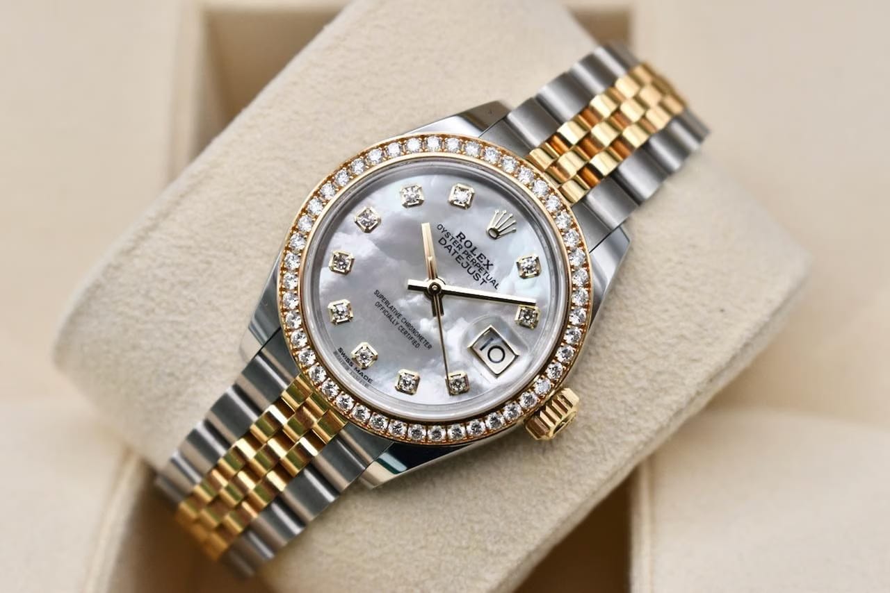 Rolex | Datejust | 279383RBR | Gold/Steel | 28 mm | Gold/Steel | Mother of pearl | Automatic